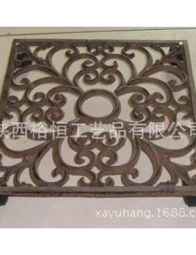 铸铁工艺品铸厂Y05536移动盆花托H铁花FNB园工艺品