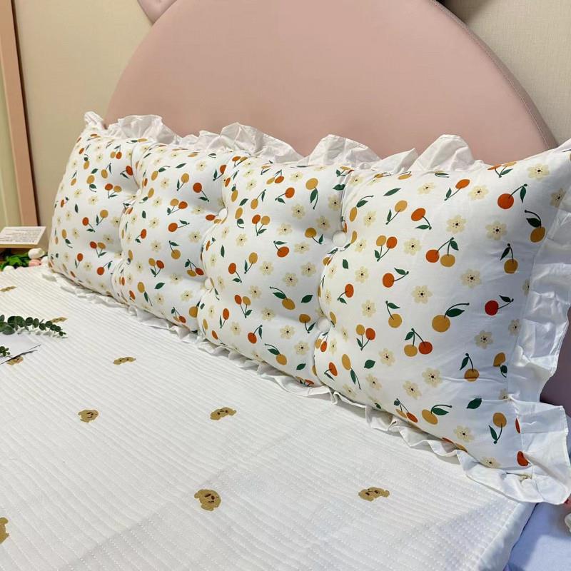 【17次回购】韩版全棉床头软包靠9垫1bs45QhGe靠背公主双人大长靠