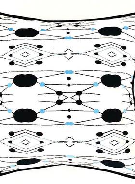 汉尚居家新中式中XZX国风国潮枕靠垫套抱枕套靠腰枕靠背垫柔软