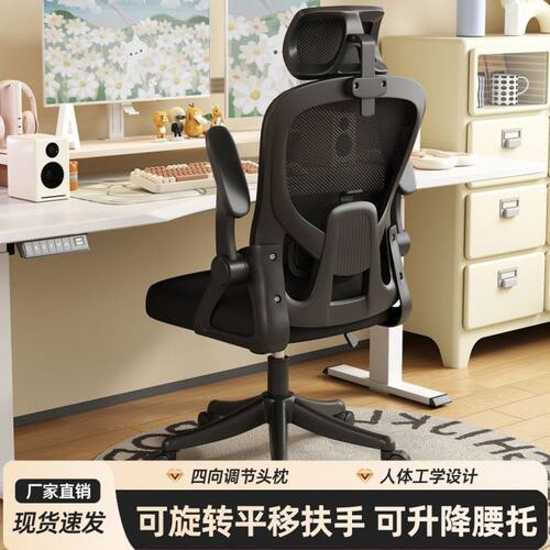 电脑椅办公椅家用舒适久坐办公室员升降电竞椅人体学椅子