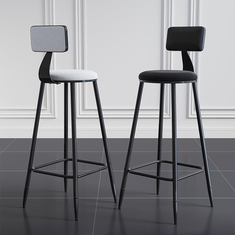工业风高脚高凳酒高吧椅OVH高椅凳吧凳脚椅红吧台椅子简约家网用