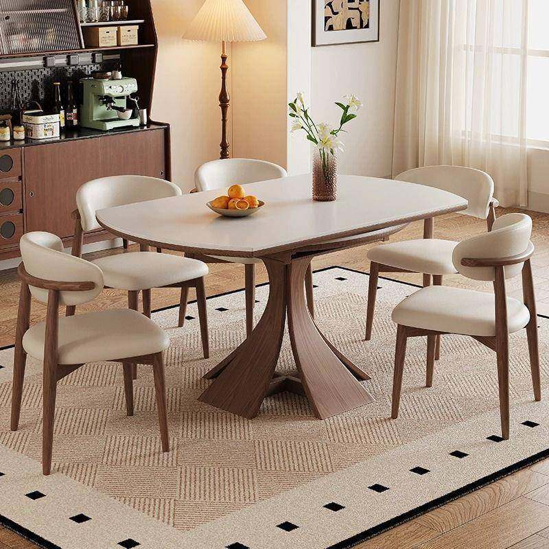 岩板餐桌可伸缩家用小户型风法式IZH桌中古白蜡木实木圆两用吃饭,鲜花速递/花卉仿真/绿植园艺,其它园艺用品,淘宝优惠券,粉丝福利购,淘宝优惠卷