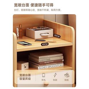 床头柜简约现出代用卧室VCQ用床边收纳储物柜小柜子租房简家易置