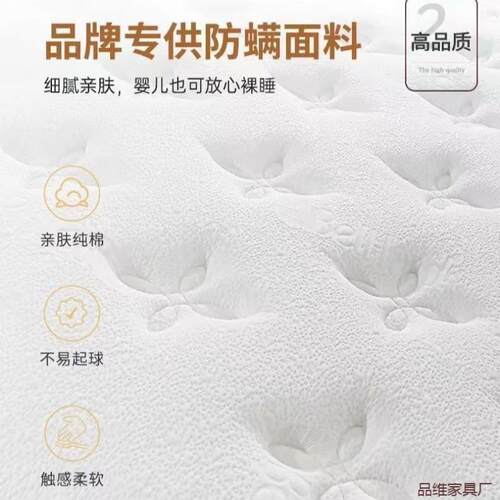 席梦思床垫家用软硬两用厚人.双米.出租经济RBR弹簧房床型垫