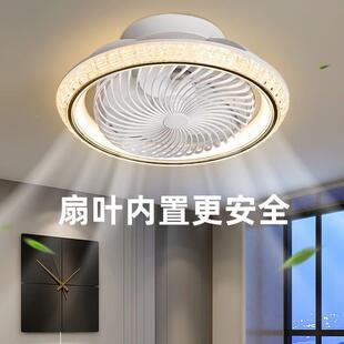 2025年新款吸顶扇风扇灯带罩摇头吊扇灯卧电调室可光94960电灯商