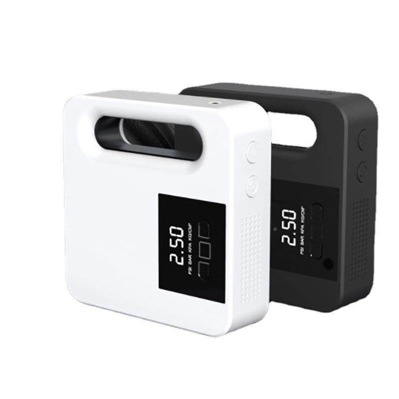 英文车载充车LSI气泵轮气胎泵数显款气2025新款轮胎载打大屏数显