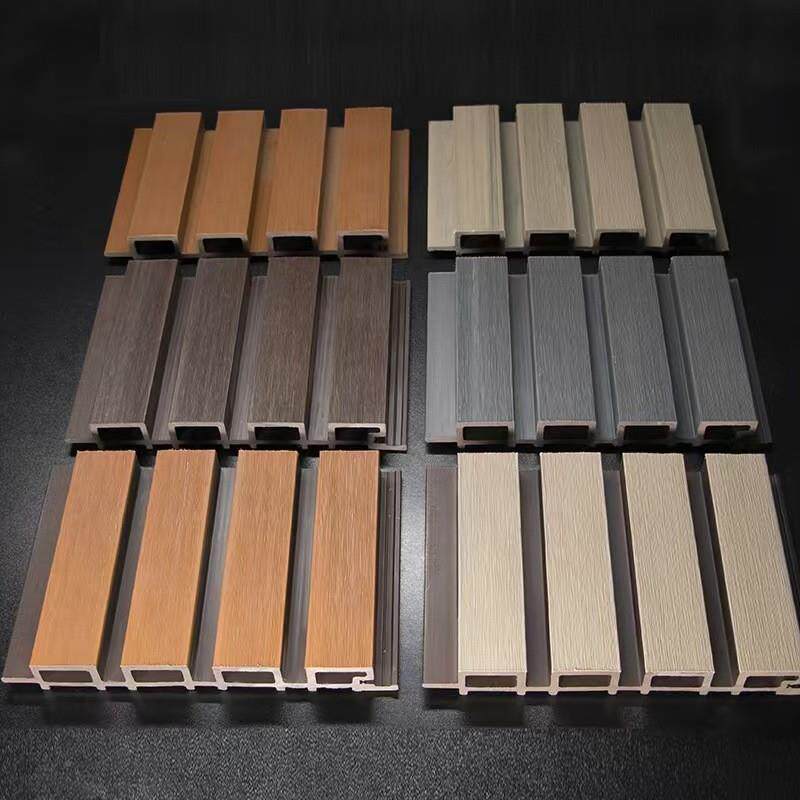 塑木长城木板外栏庭院塑护阳台吊顶格栅扣YBU板二代共挤塑木长城