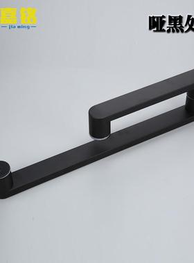 61玻K3浴04不锈钢拉手淋浴房L型BRR把手室扶手3推拉璃门方管对装