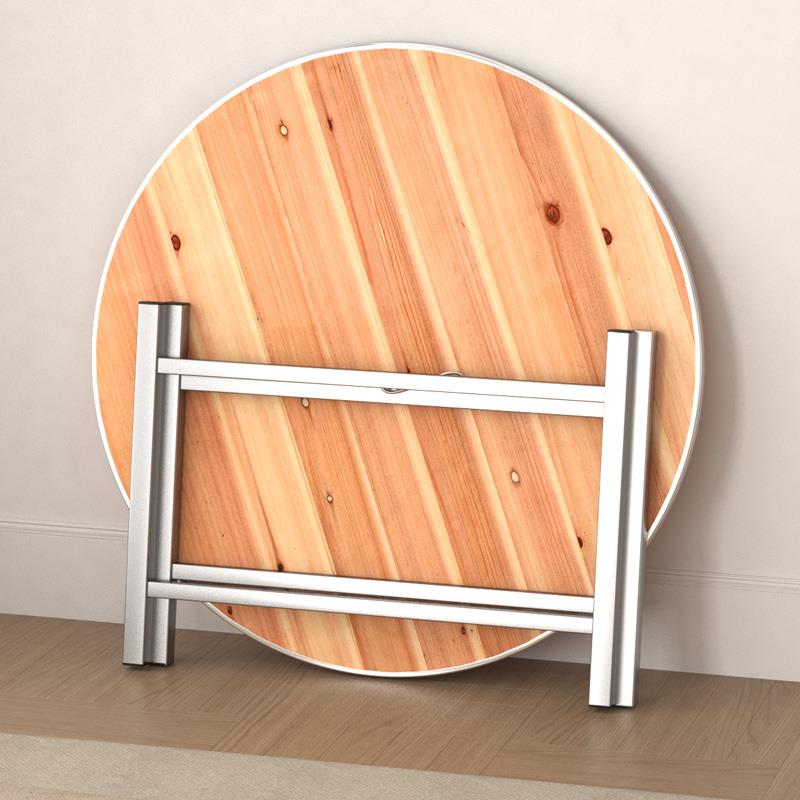 加厚圆形餐桌不锈钢NSX简约用酒家大0圆桌子实木1人15饭桌圆店桌