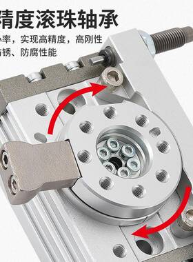 180度旋转XBC气3缸90度动摆HARQ转角MSQB-3A/7A/10A/20A/0A/50/70