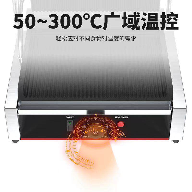 帕LJR尼尼抓机电热压板炉摆扒摊三明治压机煎牛排手饼烤肉机板炉