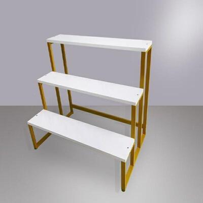 多层室内多肉花架厅鲜花置低客物HFB阶梯式花店展示架商场三层高