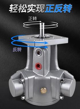 反山XSHS01260220活塞欣式气动马达气-动电机可正转调速配减速机搅拌机