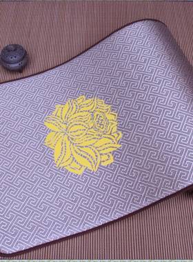 四季大礼款拜垫垫藤席吉祥纹超顺滑加厚家用忏滑磕大头OQY拜拜佛