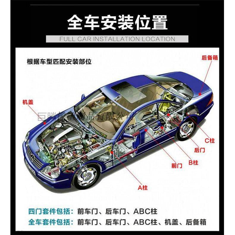 汽全车车门隔音密车封条橡发胶泡汽车加装硫XZQ化头包密封条