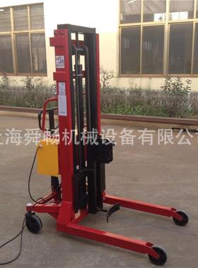搬插10635电电式半动油桶堆高车交流电油桶运装卸车半自动升高车