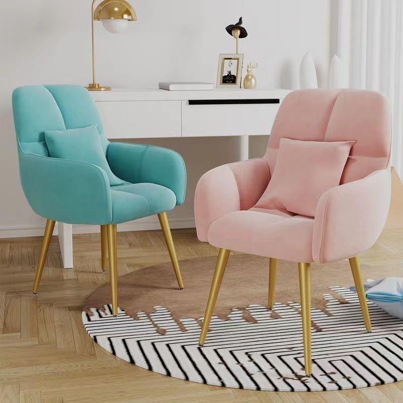 化妆椅家用女生卧室梳妆台花瓣椅化妆凳子轻奢美甲靠背