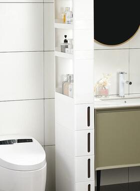 夹缝收纳柜抽屉冰箱侧边储缝F969M9HT隙收窄缝物纳架卫生间浴室厨