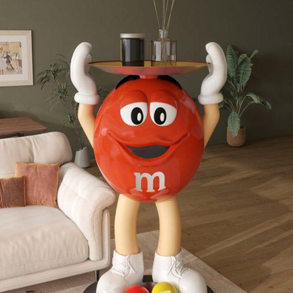 mm豆人大型客厅电视柜卧室床头旁边落地置物架装饰品搬家礼物摆件,家居饰品,落地摆件,淘宝优惠券,粉丝福利购,淘宝优惠卷