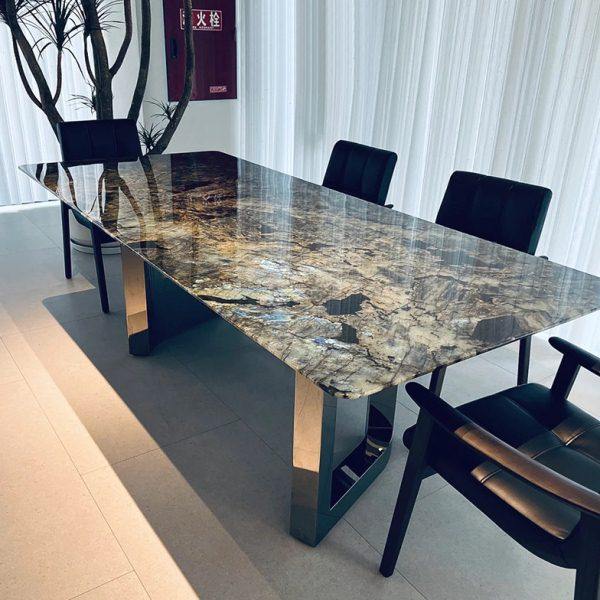 大理石材饭桌豪宅别墅长方形轻奢餐桌水滴奢石高级感家用2024新款,住宅家具,大理石餐桌,淘宝优惠券,粉丝福利购,淘宝优惠卷