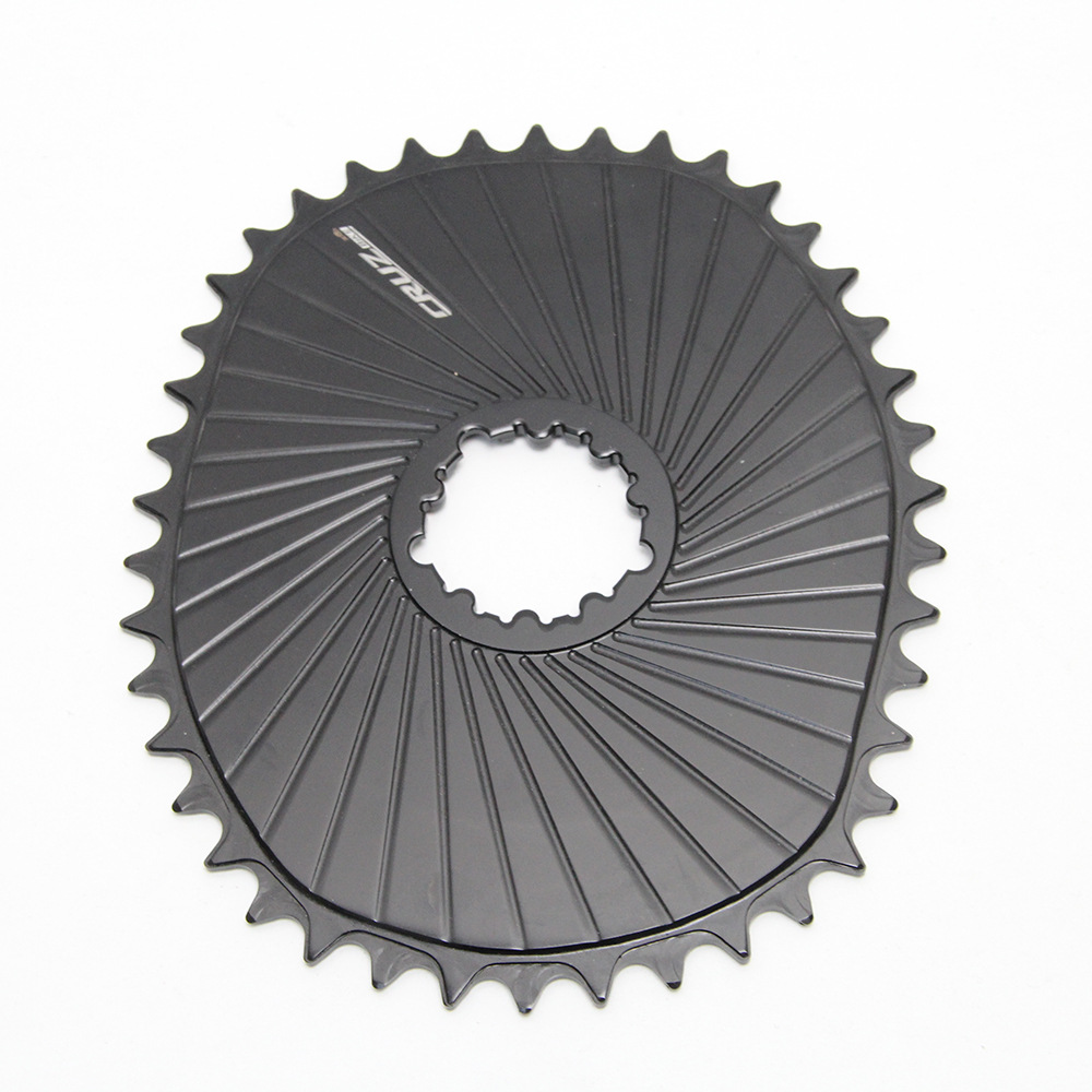 CRUZbike 椭圆盘片速联 3钉直装盘 功率效能提升破风AERO牙盘齿盘