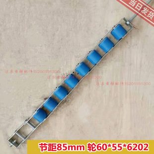 通力扶梯测速型压紧链8轮涨紧装置测速轮直径60*55托滚轮电梯配件