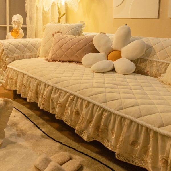 新款裙摆沙发垫四季通用高档坐垫子简约现代皮防滑套罩全包盖布巾,居家布艺,沙发垫,淘宝优惠券,粉丝福利购,淘宝优惠卷