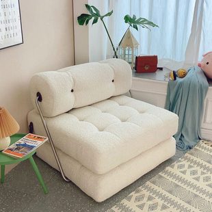 单人沙发床可折叠小户型客厅豆腐块网红塔吉沙发卧室懒人可躺可睡