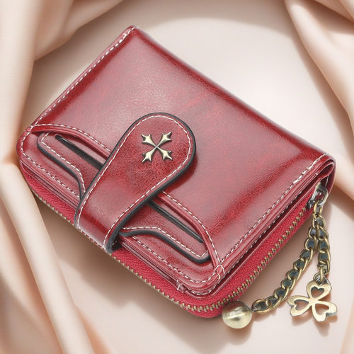 2023 New Women Wallets Fashion Short PU Leather Top Quality