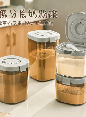 Sealed can coffee powder milk powder plastic storage contain