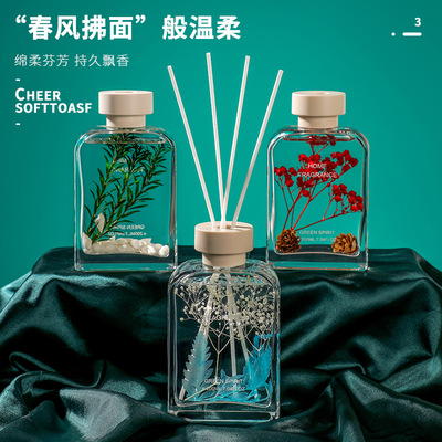 Aromatherapy bottle glass essential oil Aroma Reed Diffuser