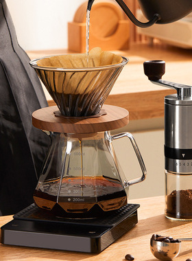 Pour-over coffee maker Share Pot Drip Filter filter cup set