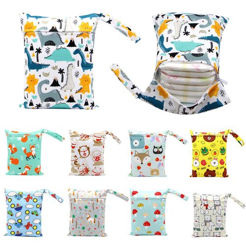 Wet Dry Bag XL:20*25cm Baby Maternity Packs Washable Zipper