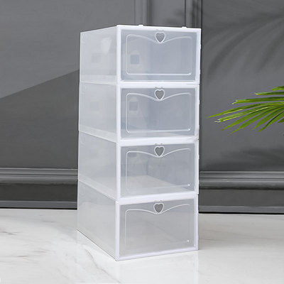 transparent plastic basketball shoes box Shoe storage boxes