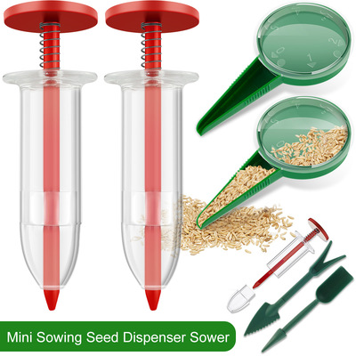 Gardening tools, including shovels for planting flowers
