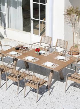 户外桌椅庭伞21674院花园台藤别墅酒店露天带网红民椅宿室外休闲