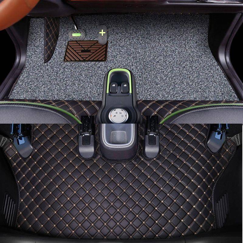 宝2620骏e100脚垫新能源电圈动汽两车座皮革包围丝双层e20地垫专