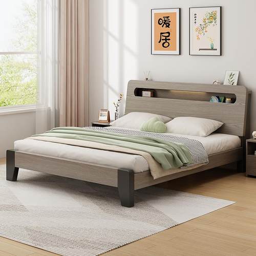 实木床床年米8双人床1米5的床出租房用1米2单床架卧室2025-3-22人