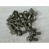 MB4系列不锈钢04字ZGC小盘头三组十合螺钉 G90743.8组合螺丝 小螺