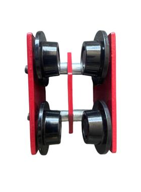 字包邮捷MWK孚特桃型T手推手拉车跑工钢滑轮型单轨行车滑轮轨道滑