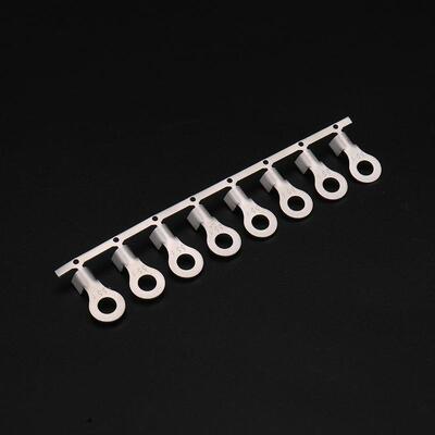 OT5.5-6连5平MLZ方冷压线O型接线端子线接片横帯带圆型接片