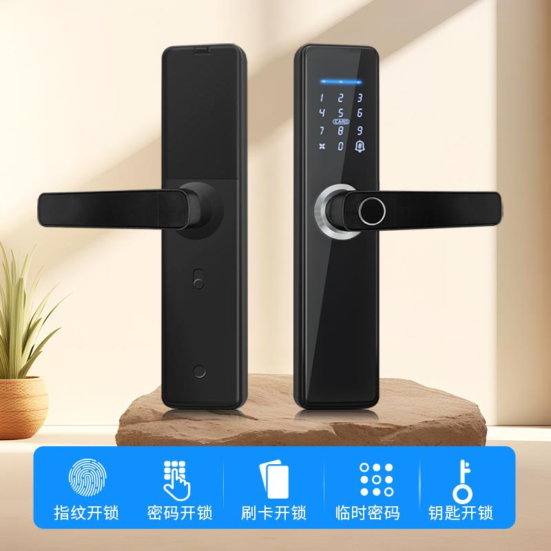 室内木门专家用木门用智指纹能密码免开孔办公室卧房间门公寓锁室