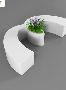 字母意座椅玻璃钢造型子商场学创校FPC001创凳美陈休闲椅意休息座