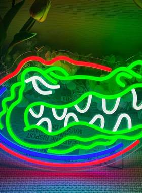 跨境亚马M1逊爆款SanFanc广i招sc霓虹灯LED告牌rLOGO霓虹灯发光字