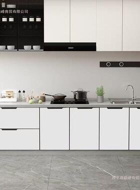 柜简易不锈钢灶橱台XTH橱柜柜家一体用租房用水槽柜农村厨房整体