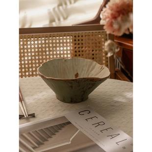 古风手作粗陶家用75英寸面复碗.F79T86M6个性创大意异形斗碗号汤