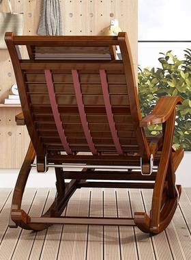 竹椅躺家椅用折叠午休大人午睡阳56335台遥休闲逍折叠摇椅庭院摇