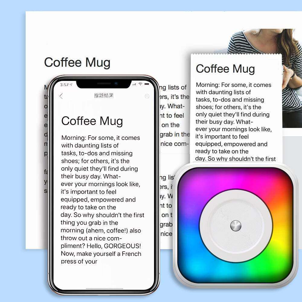 跨境款打印无线可连手机家用智能便携式小型新不干标签胶机打NCC