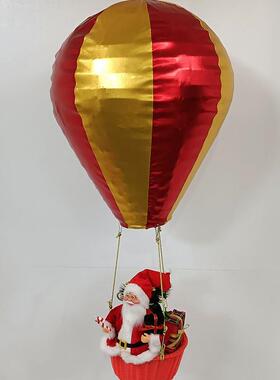 跨境新热球圣诞品老人XNW挂件诞节场气景圣装饰品吊顶圣诞老人挂