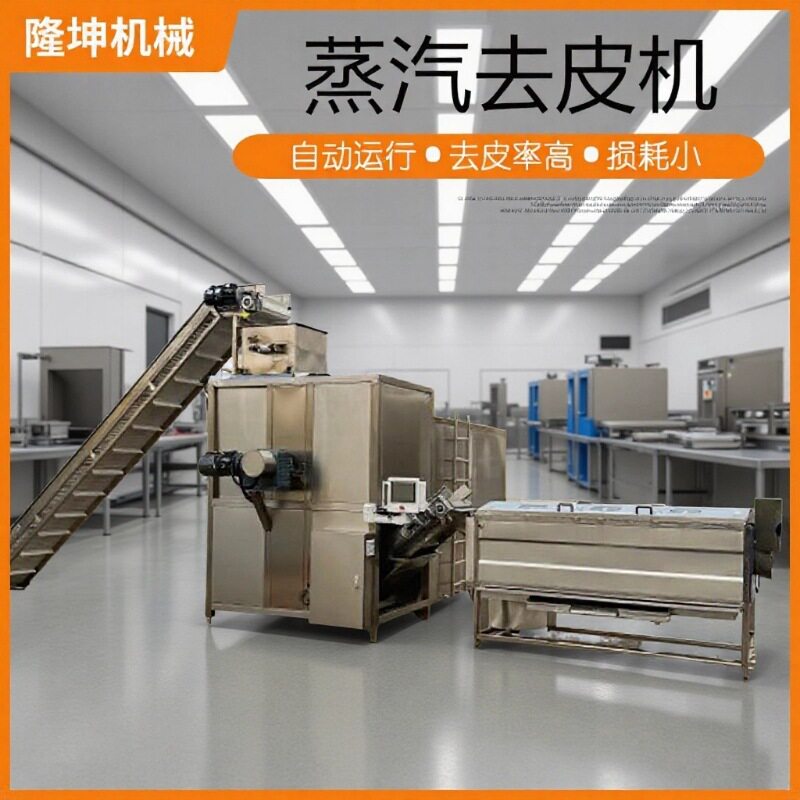 全自动蒸汽果蔬去皮机